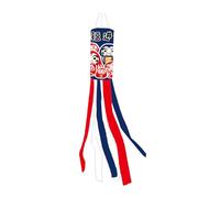 Guangcailun Japanese Carp Windsock Polyester Longevity Easy Handle Restaurant Decorations Polyester Festival Windsock Decorations Is Lightweight Decorative Wind Flag Hanging Gifts , H , 13x100cm