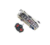 Guangcailun Kids 1/32 Scale Remote Control School Bus With Dynamic Lighting Effects And User-Friendly Control For Creative Play Children 1/32 Rc Bus Electric, gold short, 21x6x5.3cm