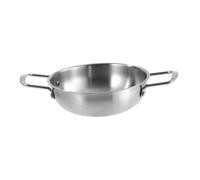 Guangcailun Korean Ramen Pot Stainless Steel Noodle Pot Cooking Soup Stew Instant Noodles Porridge Griddles Heat Conduction Is More Uniform And Can Be Placed Firmly On Desktop, 28cm