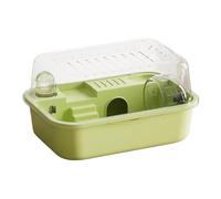 Guangcailun Large Hamster Cage With Expanded Space Openable Top And Ventilation Small Animal Habitat And Comfort Everything To Large Hamster Cage Habitat Acrylic Portable, green, 36x26x20cm
