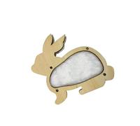 Guangcailun Life Skills Learning Board Fun and Engaging Activity for Kids and Adults Toys DIY , White Rabbit