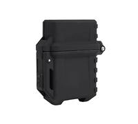 Guangcailun Lighter Case Portable Removable Lighters Cover Shell Protector Container Outdoor Equipment Replacement for Zippo, Black