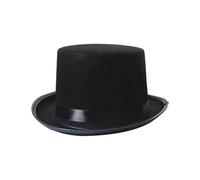 Guangcailun Magician Top Hat Black Felt Stage Performance High Hat Comfortable Fit Creating Magical Experiences Adds Air Of Mystique And Sophistication To Any Acts. Sl lack, L for Adult