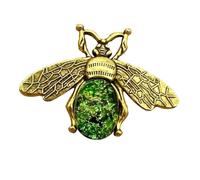 Guangcailun Magnetic Sewing Pin Minder Pin Holder Gift Unique Bee Designed Accessories Sewing and Cross Stitch Enthusiasts Multipurpose Needlework Keeper Accessories, Green, 4.7x3.5cm