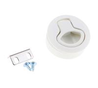 Guangcailun Marine Locker Flush Handle With Round Pull Latch Solid High Strength Wear Resistant For Boat Equipment Stainless Steel Ring Pull Handle Boat Hatch Flush Lift Ring