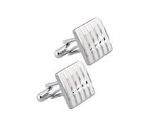 Guangcailun Men s Polished Brass Cufflinks Square for Distinguished Look High quality