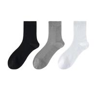 Guangcailun Men S Socks Enhancing Comfort for Sport Enthusiasts Addressing Real Needs and Improving of Life Herren Socken 43, P117Black+Gray+White,Sacks, P117(Unisex39-45)