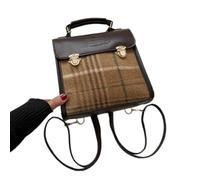 Guangcailun Mini fashion backpack, women's waterproof backpack, multifunctional small versatile, large capacity, is a different bag, khaki