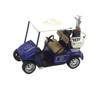 Guangcailun Mini Golfcart Statues Beautiful Mini Golfcart Model Realistic Ornament Interactive Learning Toy For Kids Sculpture Ornament For Dollhouse Accs, Blue, 10x5.2x6.7cm