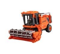 Guangcailun Movable Harvesting Machine Toy Pretend Play Engages Young Minds By Simulating Realistic Farming Activities Promoting Educational Fun Combine Harvester, Orange, 20x13.5x10.5cm