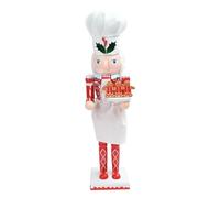 Guangcailun Nutcracker Figurine Christmas Nutcracker Figurine Statue Stable Base Striking Puppet Walnut Ornament Infuses Holiday Spirit Indoor Party Winter Table Centerpiece Fireplace