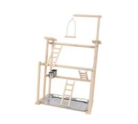 Guangcailun Parrot Playstand Transforming Bird Cages Into Engaging Activity Centers Enabling Balancing And Fun Training Parrot Play Stand Perch Gym For Small Medium Bird