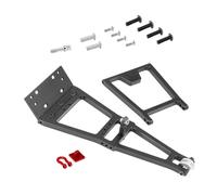 Guangcailun RC Crawler With 1/10 Scale Tow Build Kit Featuring Easy Installation And High Performance Components Upgrade Self Assembling Chassis Rails And Replace Performance, black