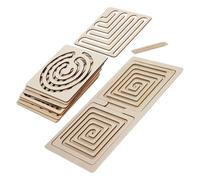 Guangcailun Reusable Fine Motor Skills Maze Toy Activity Board Brain Development And Pen Control Training Maze Toys For Creative Thinking Left Right Brain Development Toy Sensory
