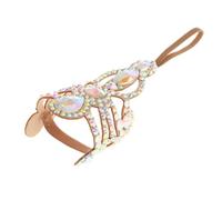 Guangcailun Rhinestone Belly Dance Bracelet Comfortable Wrist Cuffs Essential Costume Accessory For Women At Events Belly Dance Bracelet For Women Dancing Props Halloween Show