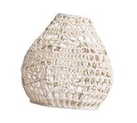 Guangcailun Rope Weave Hanging Lamshade Woven Pendant Light Shade Unique Craftsmanship Beautiful Accent For Dining Area Hanging Swag Ceiling Lamp Twine Rattan Lampshades