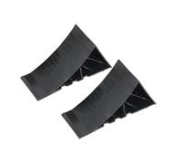 Guangcailun Rubber Wheel Chocks Provide Strong Durable Stability For Vehicle Tire Safety And Easy Installation Prevent Vehicle Movement By Keeping Wheels In Place, black, 22x9x11cm