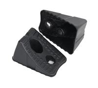 Guangcailun Rubber Wheel Chocks Provide Strong Durable Stability For Vehicle Tire Safety And Easy Installation Prevent Vehicle Movement By Keeping Wheels In Place, black, 22x15x12.5cm
