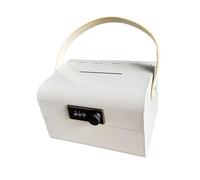 Guangcailun Saving Case Money Storage Organizer Container Piggy Banks Treasure Chest Jewelry Storage Case Easy Retrieval Opening Saving Box Money Container Password Lock