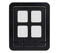 Guangcailun Small Cat Door Interior Pet Gate Designed Large Cat Door Impact Resistant Durable Features Which Is Firmly Fixed By Screws And Is Durable. Window Large Exterior 4 Way Locking