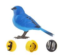 Guangcailun Sound Activated Figurine Toy Simulation Bird With Realistic Singing For Kids Interactive Bird Toy Mimics Natural Movements Of Real Chirps And Sings Beautifully, Blue Tit, 13.5x9cm
