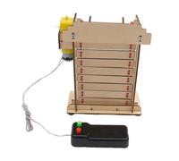 Guangcailun STEM Science Kits Electric Rolling Gate Experiment Educational DIY Toy Small Steam Physics Learning Fun Knowledge And Creativity Science Experiment DIY Electric Rolling Gate