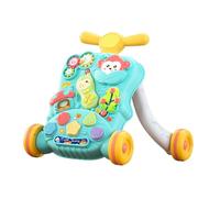 Guangcailun Strengthen Learning with Baby Activity Center Baby Walkers Push Toy Creating Engaging Experiences to Develop Kids Walkers Multifunction Steps Push Sound Musics, Green, 38x38x38cm