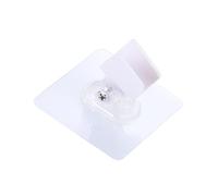 Guangcailun Strong Adhesive Shower H Holder Durable Bathroom Bracket With Adjustable Angle Shower Head Rotating Base Rack, White, 7.2x7.2cm