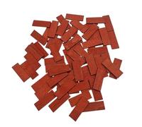 Guangcailun Sturdy Miniature Flooring 112 Scale Dollhouse Floor Boards Creating Beautiful Dollhouse Scenes 1/12 Furniture Wood Flooring Boards Are For Decorating Rooms, Color A, 4x1.5cm