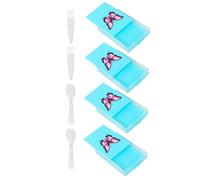 Guangcailun Sturdy PP Tray Set for Convenient Diamond Paintings and Manicure Services Sturdy and Not Easy to Break Diamond Paintings Tray Kits Rhinestone Plate, Blue, 10x7x1.8cm