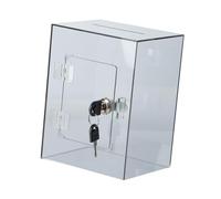 Guangcailun Stylish Money Storage Box Clear Piggy Bank Unique Inspiring Young Minds To Cultivate Saving Habits Early Saving Money Boxes Bedroom Living Room Decoration, grey, 20x15x12cm