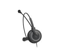 Guangcailun Stylish USB Wired Headphone with Mic for Professional Center Bluetooth Voice, Grey, 6.5x6.0x2.4 Inch