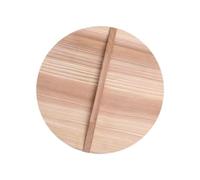 Guangcailun Thickened Wooden Pot Lid Cover Designed To Prevent Scalding Essential Cooking Tool Lightweight Durable Kitchen Accessory Wok Lid Cover Kitchen Tool Pot Lightweight, 24cm