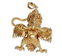 Guangcailun Tibetan Buddhism Necklace Pendants Religion Garuda Handmade Strong Exquisite Beauty Clear Negativity Cultural Symbol Necklace Pendant DIY Accessories Religion Buddhism