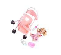 Guangcailun Toddler Baby Doll Stroller Play Set Fun Tool For Encouraging Interaction And Playtime Longevity With Realistic Accessories Little Baby Dolls Doll Carriages For Toddlers