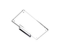 Guangcailun Transparent Dollar Frame Holder Clear Sturdy Acrylic For Exhibiting Pictures Concert Tickets And Stamp Collection Dollar Frame Holder With Base Transparent