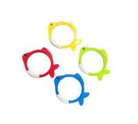 Guangcailun Underwater Swim Toys Colorful Diving Ring Training Tools Kids Exciting Pool Activities Children's Swimming Pool Toys Swim Rings For Kids Bath Diving Training Underwater