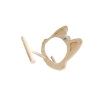 Guangcailun Unique Bird Cage Toy Perch Creating Fun Environment For Small Parrots Engaging With Reflections Parrot Wooden Mirror Stand Allows Birds To Own Reflection