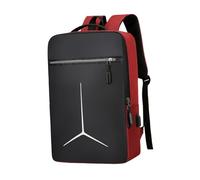 Guangcailun USB Port Business Backpack with Water Resistant Large Storage Capacity Comfortable Breathable Straps Travel Waterproof Computer Electronics Accessories Case, Red, 45x31x14cm