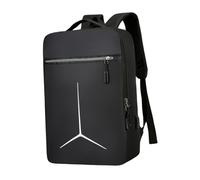 Guangcailun USB Port Business Backpack with Water Resistant Large Storage Capacity Comfortable Breathable Straps Travel Waterproof Computer Electronics Accessories Case, Black, 45x31x14cm
