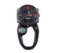 Guangcailun Wall Watch For Outdoor Sports Waterproof Is Not Afraid Of Rain Suitable For Outdoor Mountaineering Compact, red