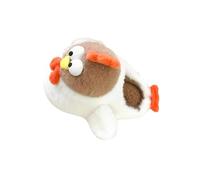 Guangcailun Womens Cute Chick Slippers Fun Plush For Indoor Outdoor Adventures Making Cozy Days Even Better Offer Cozy Experience Autumn Winter Antislip Thick Soled Warm Slippers, EU 40 to 41