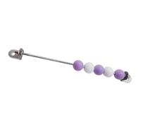Guangcailun Wooden Sensory Toy for Busy Board Practical Skill Development for Indoor Activities Busyboard Material , Violet , 24cm