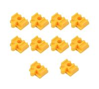 Guangcailun Wooden Train Track Accessories For Building Games Offer Family Time And Educational Fun Track Connector Builder Set Connector With Kids. For Wooden Train Set, Yellow