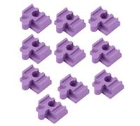 Guangcailun Wooden Train Track Accessories For Building Games Offer Family Time And Educational Fun Track Connector Builder Set Connector With Kids. For Wooden Train Set, Violet