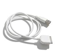 GuangMaoBo 2IN1 USB Data SYNC Charger Cable for SANDISK Sansa E200 E250 E260 E270 E280 C200 Sansa Fuze 2GB/4GB/8GB Mp3 Player White
