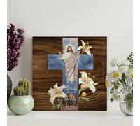 Guangpat Rustic Bible Verse Wood Signs Always Stay Humble And Kind Wall Art Retro Scripture Wood Plaque Farmhouse Wall Decor for Home Man Cave Gate Garden Bars Cafes 8x8in