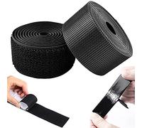 GuangTouL Hook and Loop Tape Self Adhesive, 5M x 50mm Heavy Duty Sticky Back Fastener Roll, Cut to Size Strips for Cushions, Rugs, Cable Management, No Drill Mounting for Home Office Garage