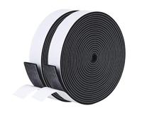 GuangTouL Wide Self Adhesive Foam Strip, 25mm x 3mm x 5m, Pack of 2 Rolls, Weatherproof Seal for Uneven Surfaces, Sound Insulation for Doors, Windows, Sheds & Garages