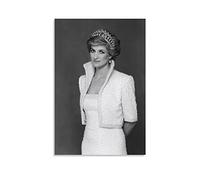 GUANGYING 20th-century English Nobility Princess Diana Celebrity Poster Print Photo Art Painting Canvas Poster Home Decorative Bedroom Modern Decor Posters Gifts 20x30inch(50x75cm)